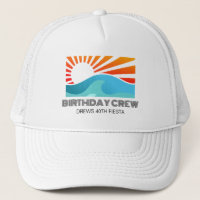 Retro Sunset 30th 40th 50th 60 Birthday Crew Squad