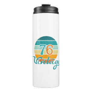 Retro Sunset 76 Vintage Distressed Thermal Tumbler