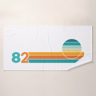 Retro Sunset 82 Bath Towel