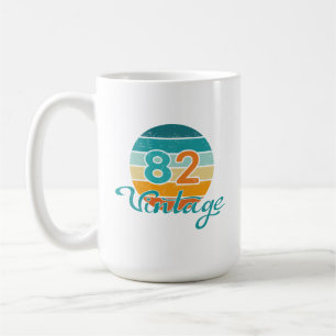 Retro Sunset 82 Vintage Distressed Coffee Mug