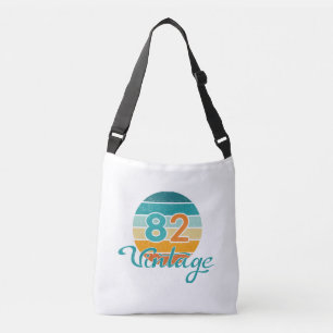 Retro Sunset 82 Vintage Distressed Crossbody Bag