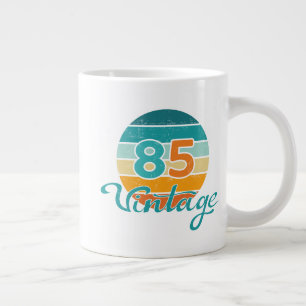 Retro Sunset 85 Vintage Distressed Large Coffee Mug