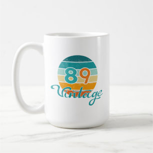 Retro Sunset 89 Vintage Distressed Coffee Mug