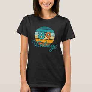 Retro Sunset 89 Vintage Distressed T-Shirt