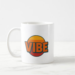 Retro Sunset Aesthetic Design Coffee Mug