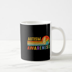 Retro Sunset Autism Awareness Neurodiversity Spect Coffee Mug
