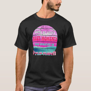 Retro Sunset Beach Vacation Matching Family Girls T-Shirt