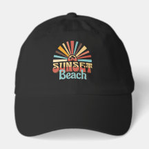 Retro Sunset Beach Vintage Typography