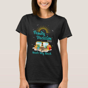 Retro Sunset Family Vacation 2023 Anguilla Meads B T-Shirt