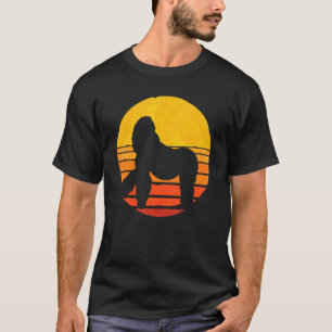 Retro Sunset Gorilla Ape Monkey Animal Gorilla T-Shirt