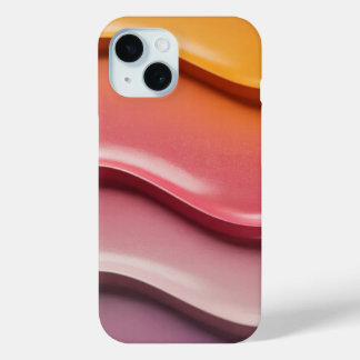 Retro Sunset Gradient Glow iPhone 15 Case