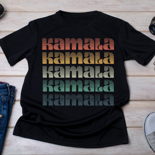 Retro Sunset Gradient Kamala 2024 T-Shirt (Creator Uploaded)