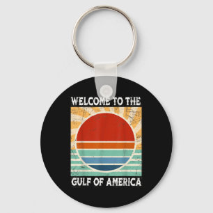 Retro Sunset Gulf Of Usa America Gulf Of Mexico Pa Key Ring