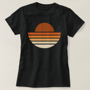 Retro Sunset Horizon Vintage 80s Style T-Shirt