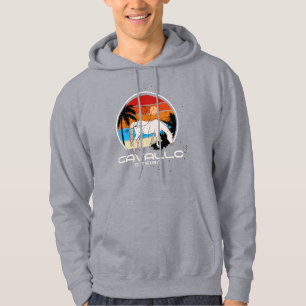Retro Sunset Horse Graphic T-Shirt Design Hoodie