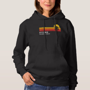Retro Sunset Ottawa National Forest Ironwood Michi Hoodie