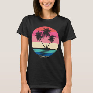 Retro Sunset Palm Trees Paradise Cove T-Shirt