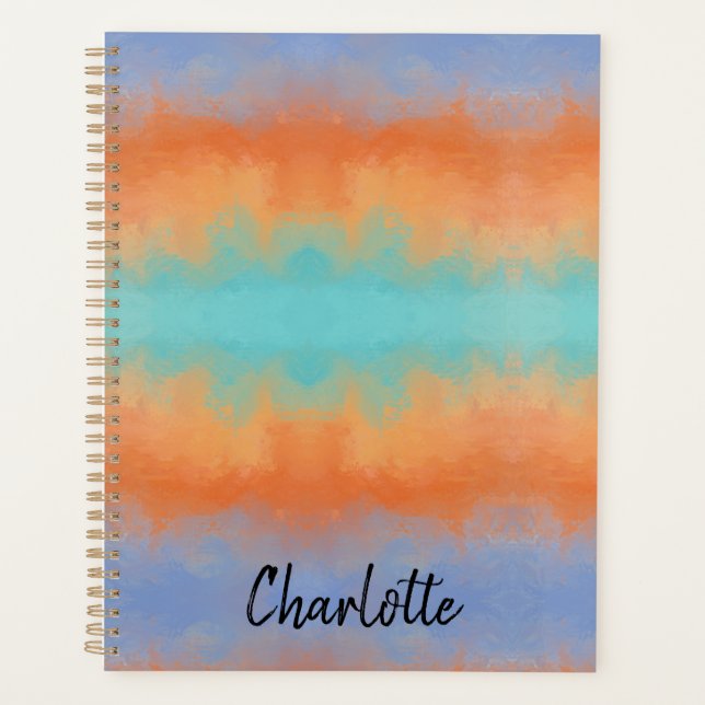 Retro Sunset  Planner (Front)