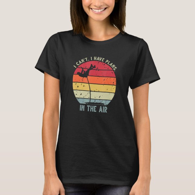Retro Sunset Pole Vault 7 T-Shirt (Front)