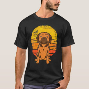 Retro Sunset Puggle 1 T-Shirt