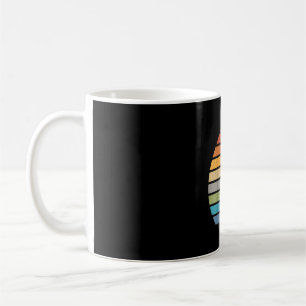 Retro sunset rock climbing outdoor sports mountain coffee mug