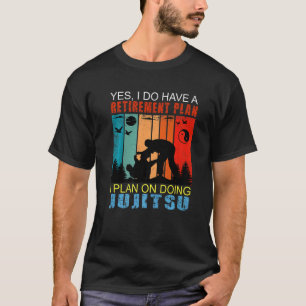 Retro Sunset Slogan Retirement I Plan On Doing Juj T-Shirt