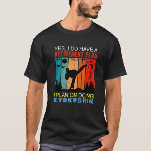 Retro Sunset Slogan Retirement I Plan On Doing Kyo T-Shirt