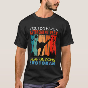 Retro Sunset Slogan Retirement I Plan On Doing Sh T-Shirt