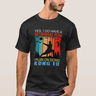 Retro Sunset Slogan Retirement Plan I Plan On Doin T-Shirt