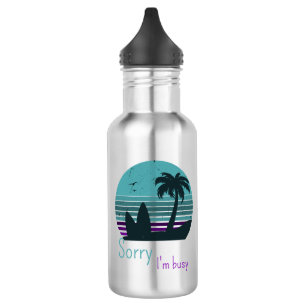 Retro Sunset - Sorry, I'm busy 532 Ml Water Bottle