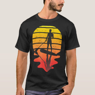 Retro Sunset SUP Stand Up Paddle T-Shirt