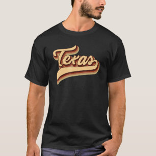 Retro Sunset Texas State  For Mens Womens Kids T-Shirt