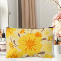 Retro Sunshine Floral-Yellow Flowers
