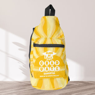 Retro Sunshine Graduation Sling Bag