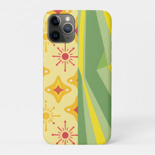 Retro Sunshine Patterns – Bold Colorful iPhone 11 Pro Case