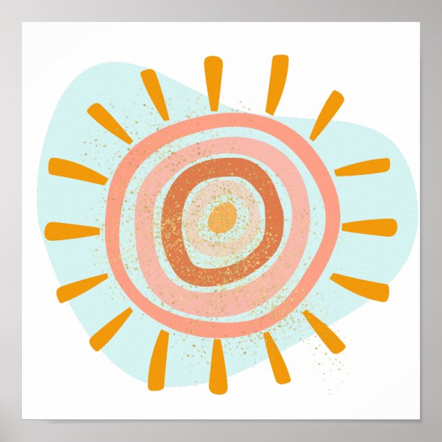 Retro sunshine, poster (Front)