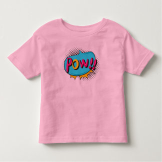 Retro Superhero Comics Action Blurb POW Toddler T-Shirt