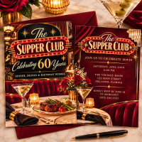 Retro Supper Club 60th Birthday