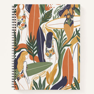Retro Surf Club Notebook