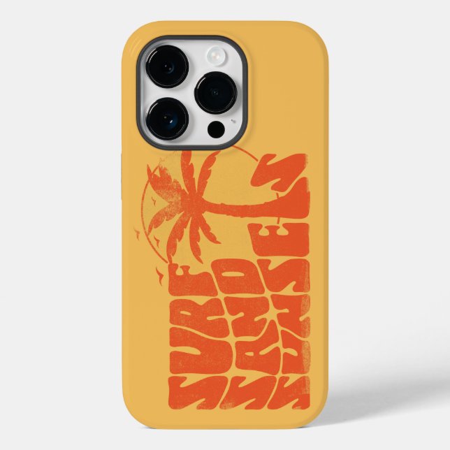 Retro Surf Sand Sunsets Palm Tree Beach Vibes Case-Mate iPhone Case (Back)