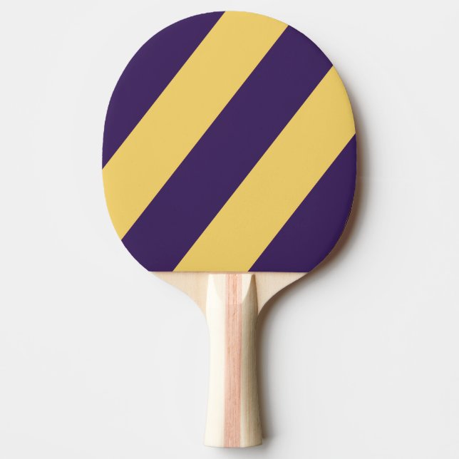 Retro Surf Sunset Bold Stripes Ping Pong Paddle (Front)