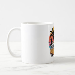 Retro Surf Van Sunset Vibes Coffee Mug