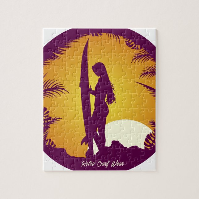 Retro Surf Wear Jigsaw Puzzle (Vertical)
