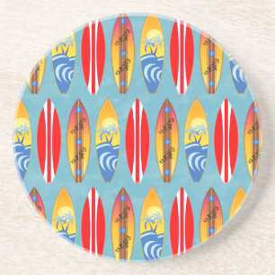 Retro Surfboards Coaster