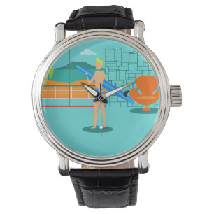 Retro Surfer Dude Men's Watch