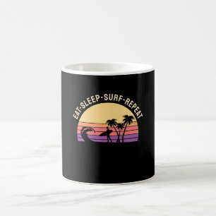 Retro Surfing Coffee Mug