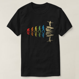 Retro Surfing Evolution Gift For Surfers T-Shirt