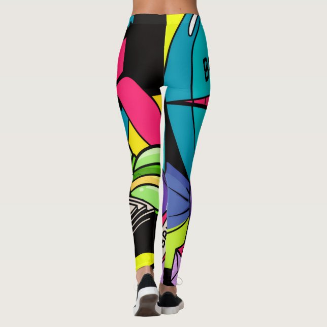 Retro Sweet Like Candy Leggings (Back)