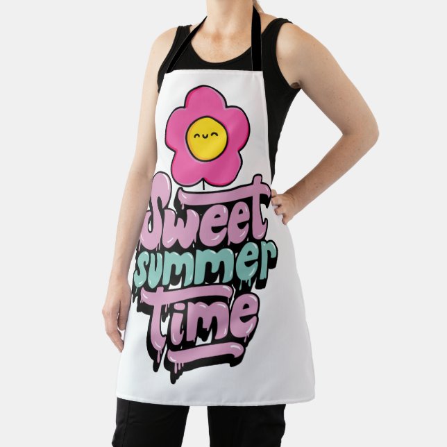 Retro Sweet Summer Time Apron (Insitu)