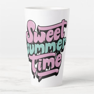 Retro Sweet Summer Time Latte Mug